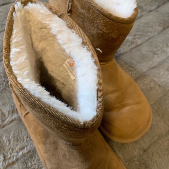 Tan/Brown Adult Used Women'sJoe fresh Boots | Size:3 but=5 mostly - Picture 3 of 7